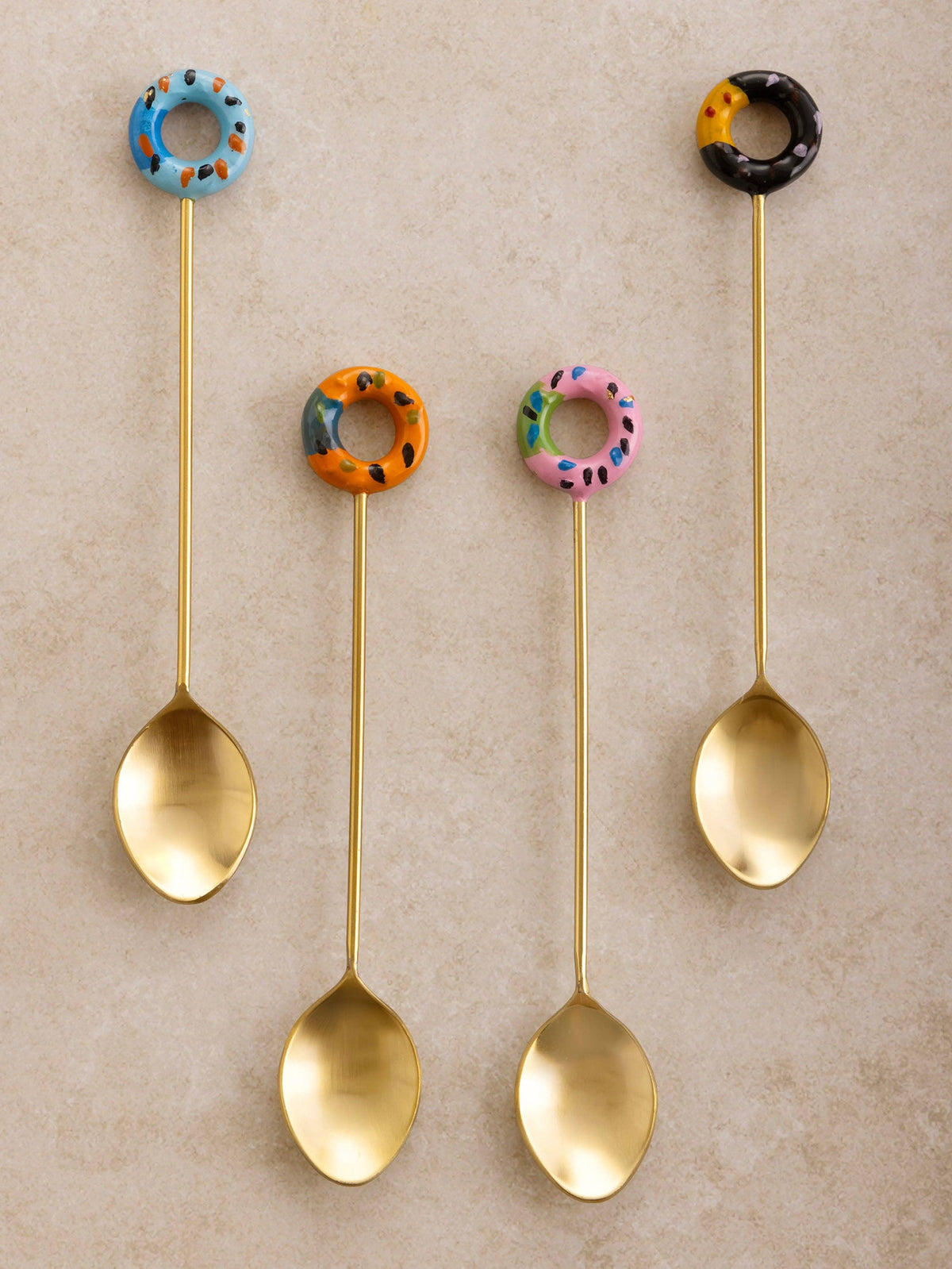 Bursa “Donut” Gold Teaspoon (Stainless Steel