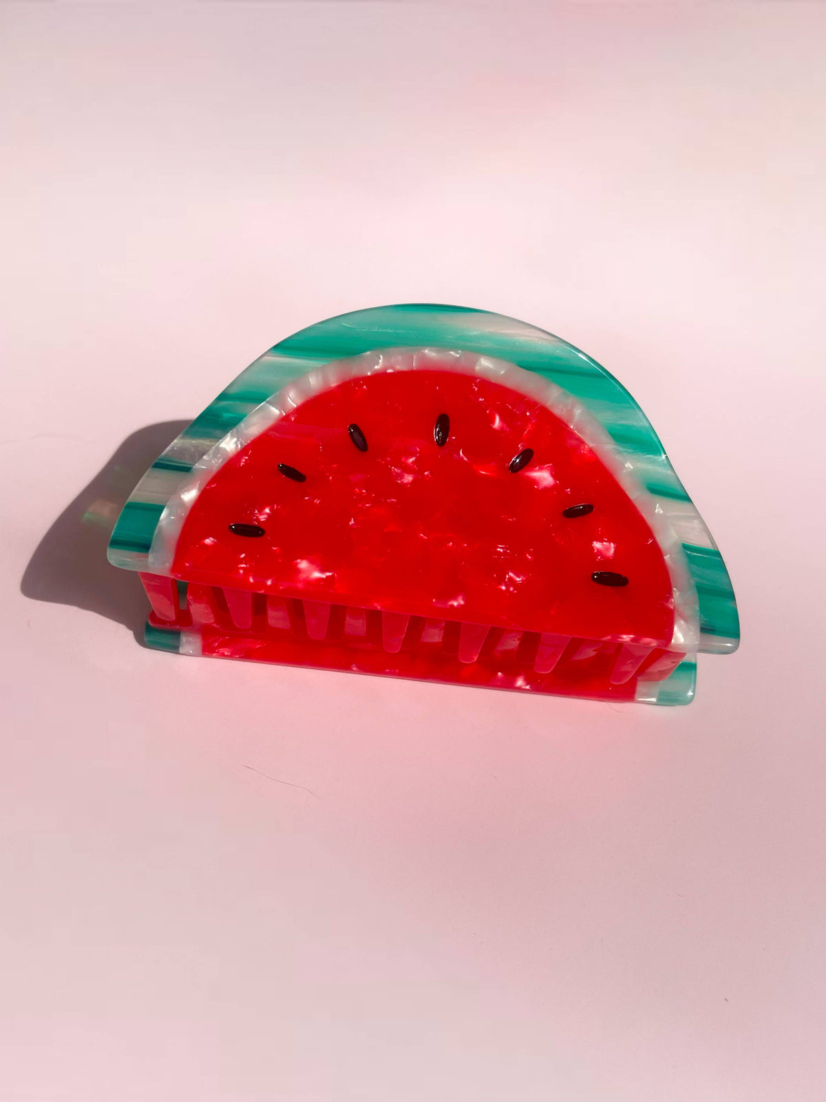 Watermelon Claw Clip // Cellulose Acetate  
