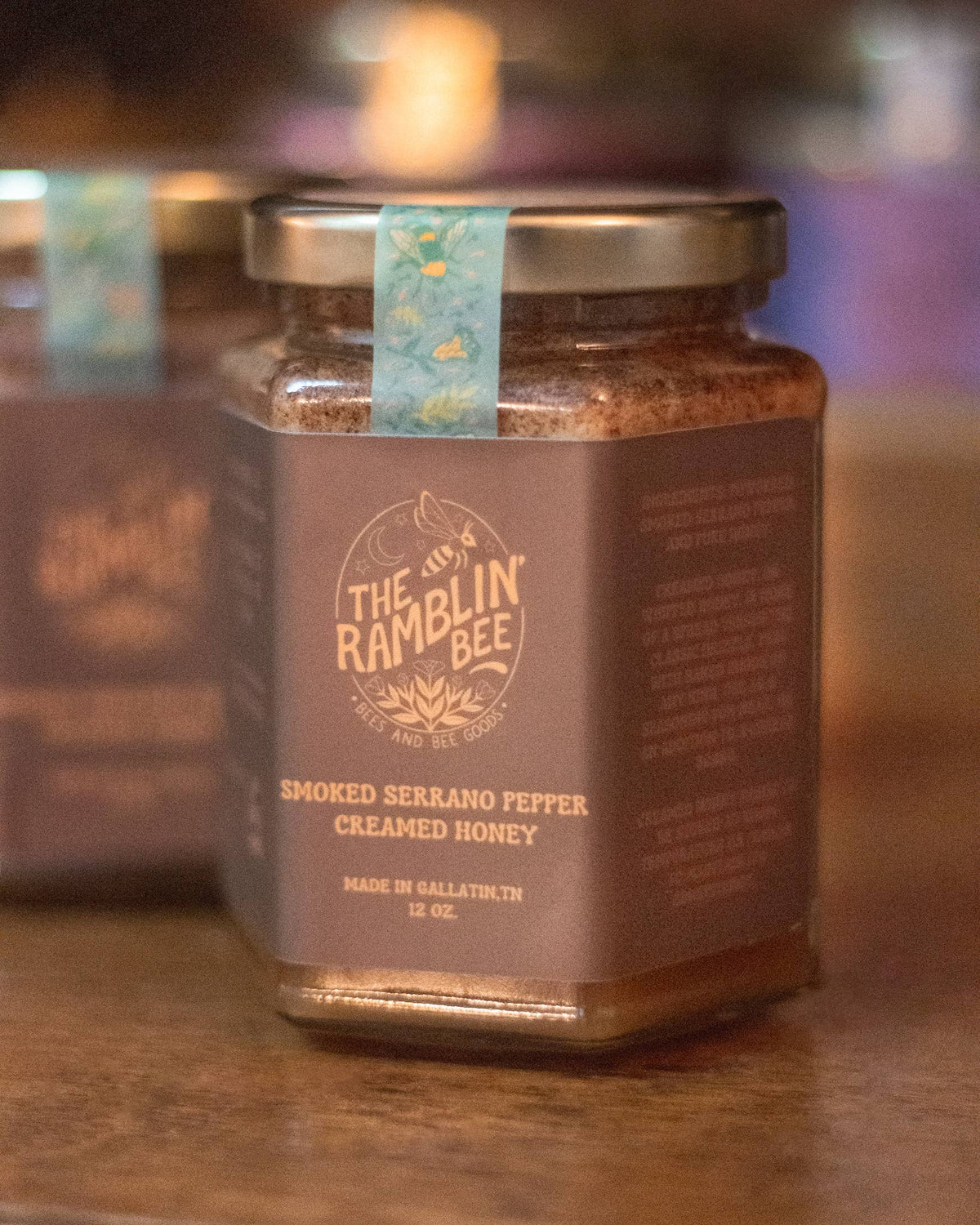 Smoked Serrano Pepper Creamed Honey