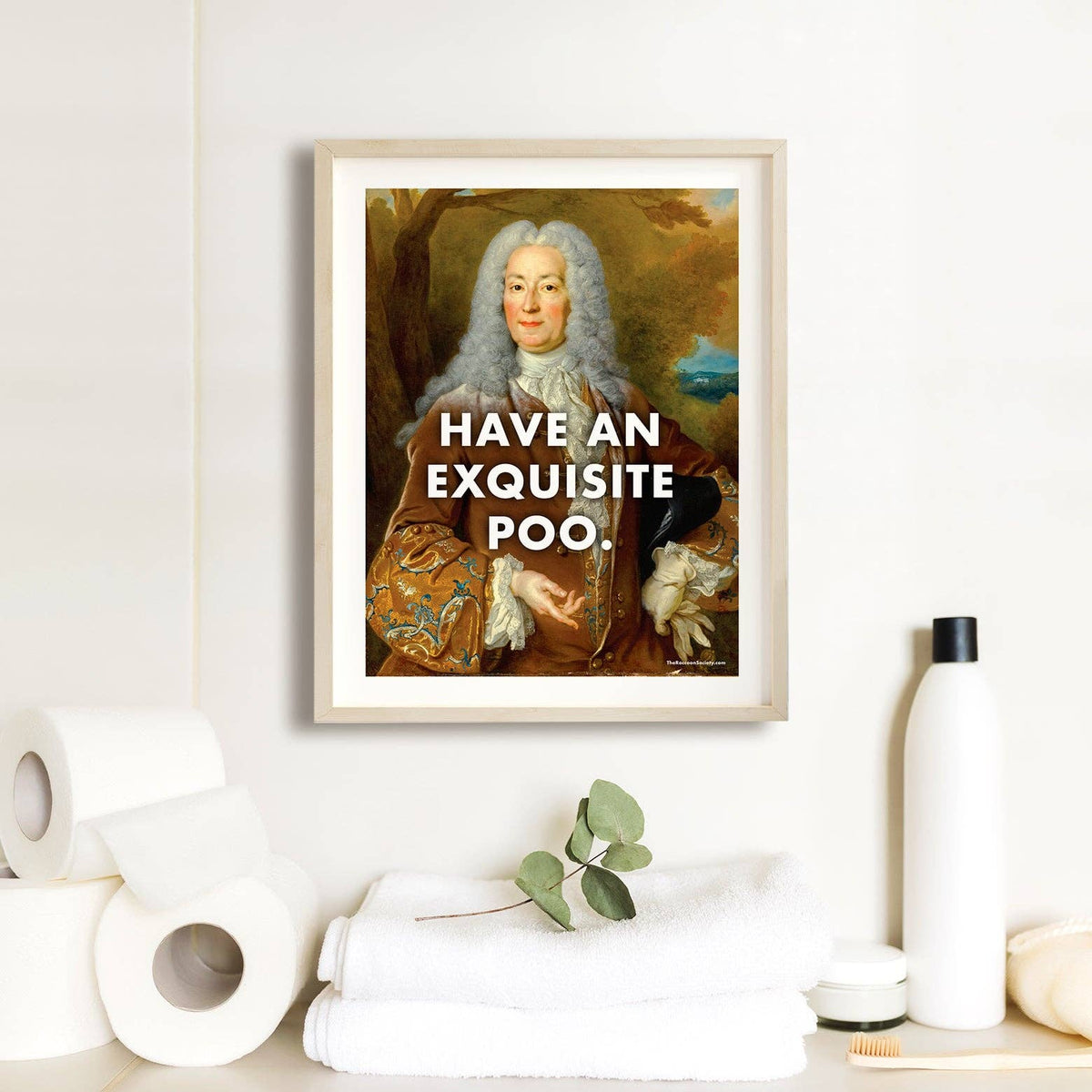 Exquisite Poo - 8x10&quot; Bathroom Print