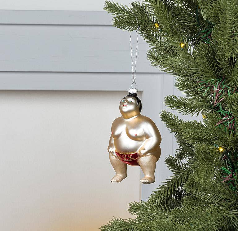 Sumo Wrestler Ornament