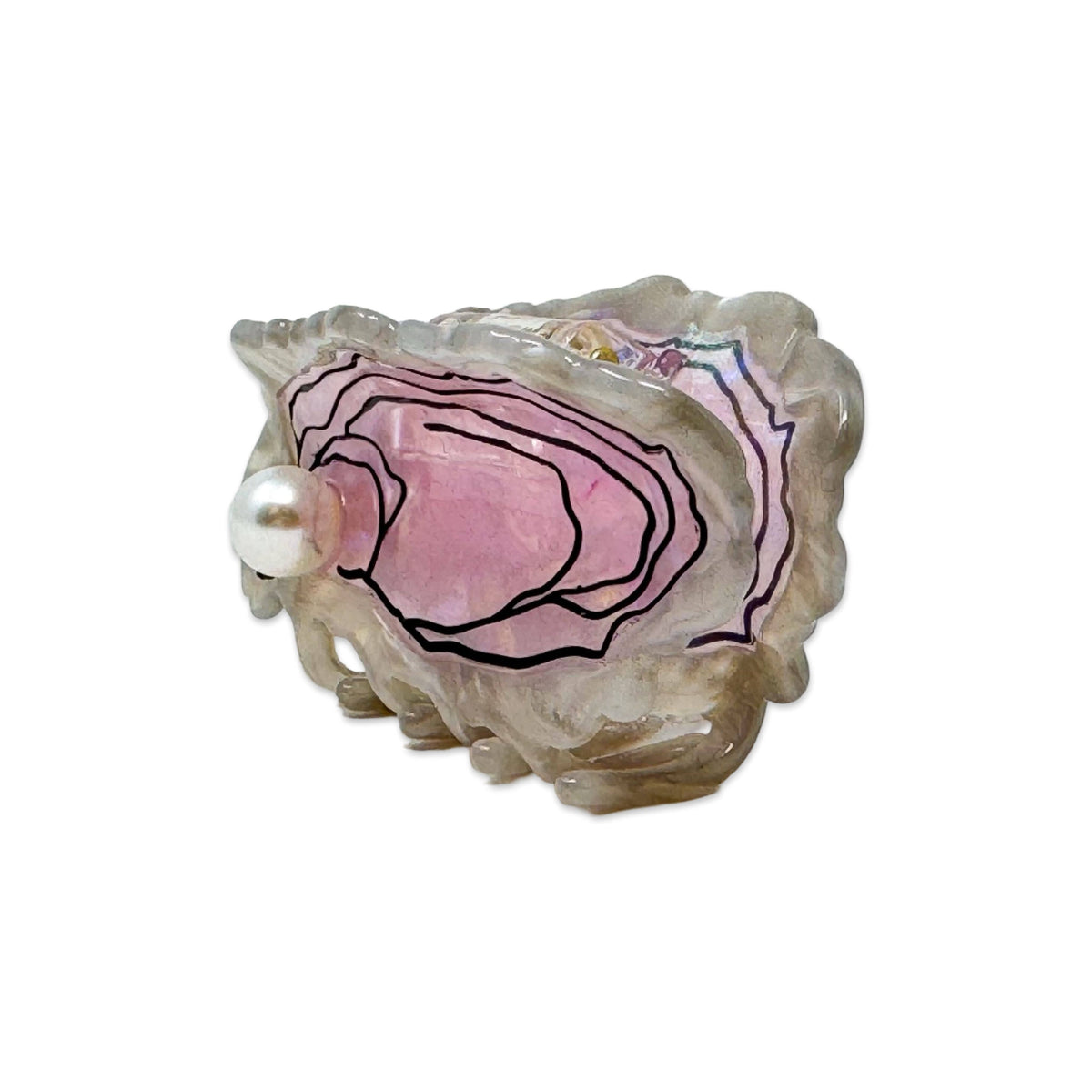 Oyster Hair Claw Clip