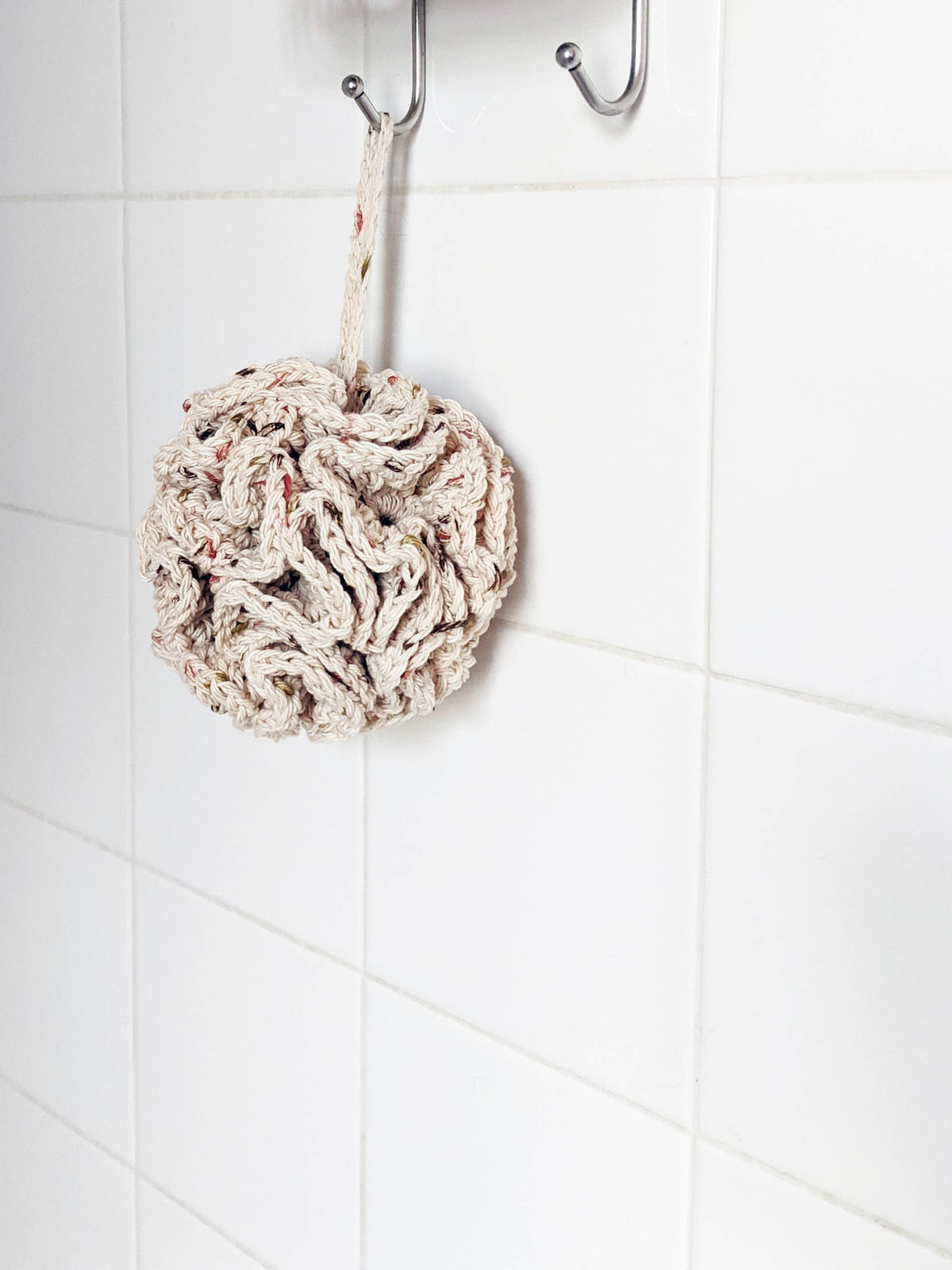 Eco-Friendly Cotton Crochet Bath & Shower Loofah: Confetti