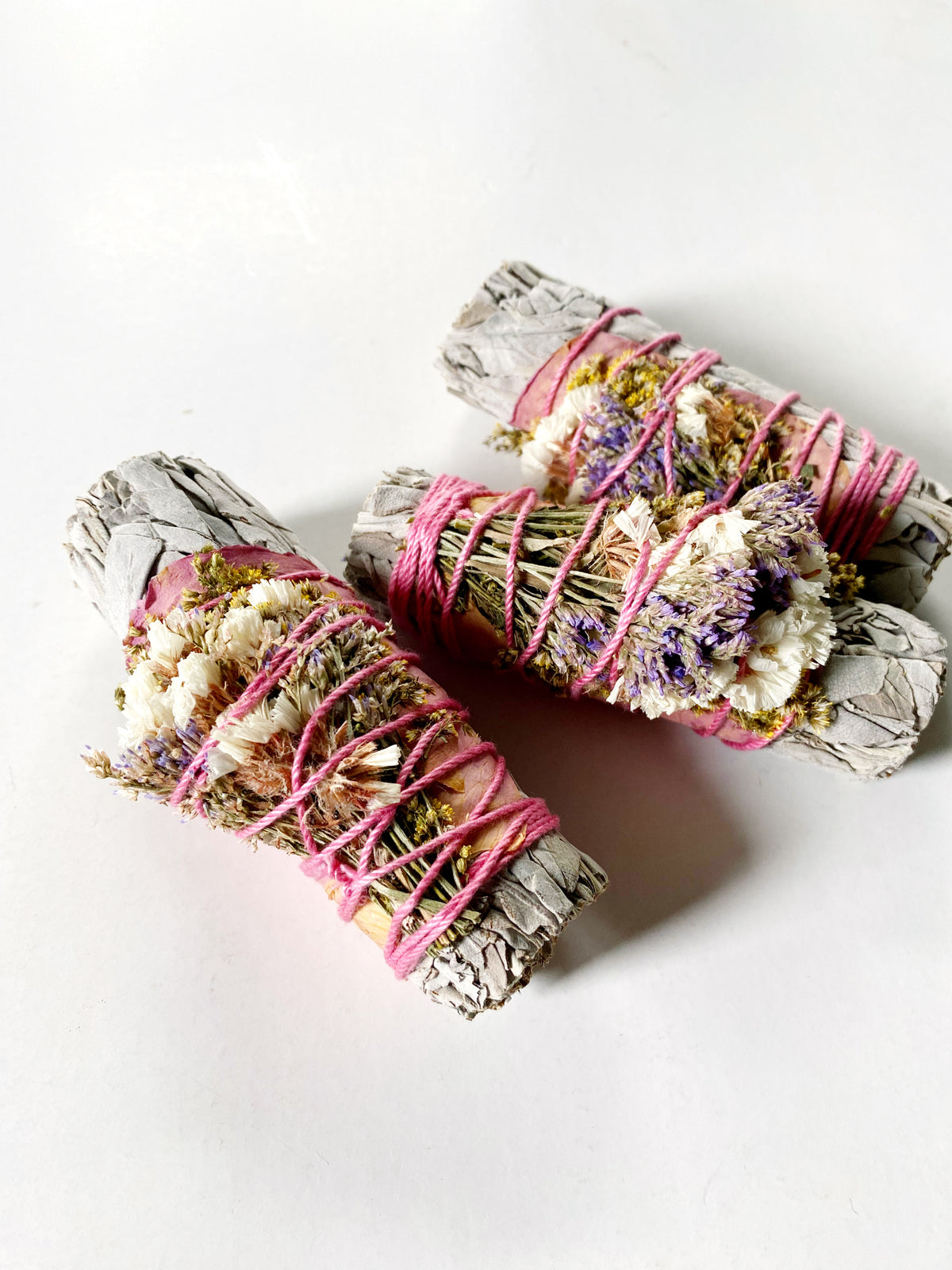 Sacred Sunday: Wildflower + White Sage Smudge Wand