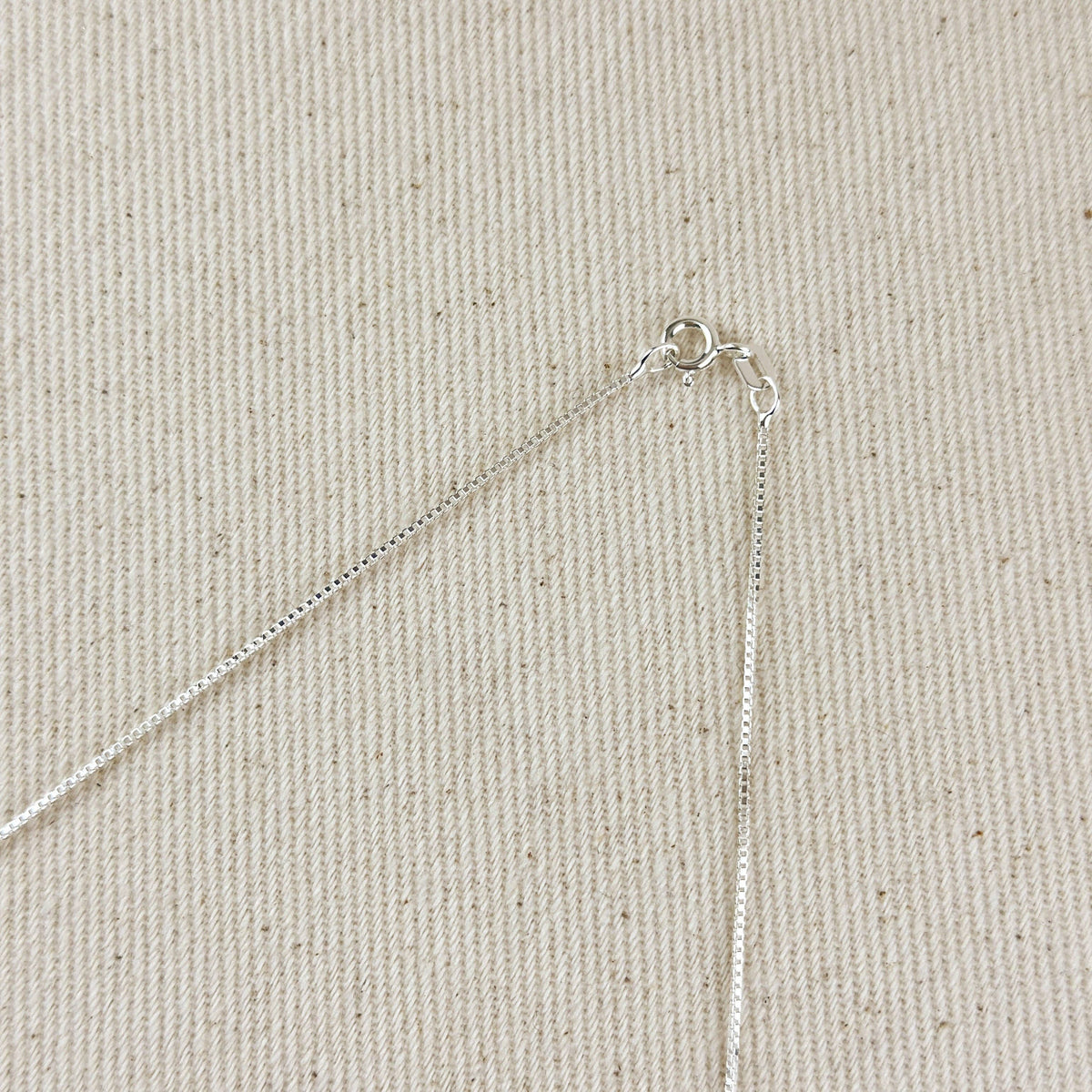 Sterling Silver Box Chain 0.8mm: 16 inches