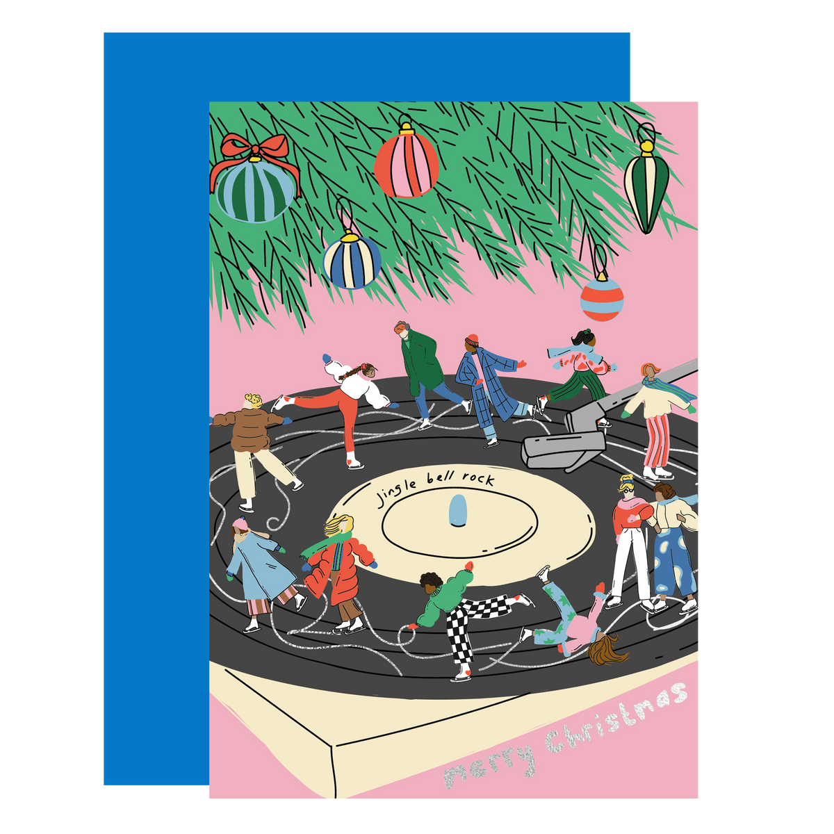 Christmas 2025 card  ‘Jingle Bell Rock’ -greeting card