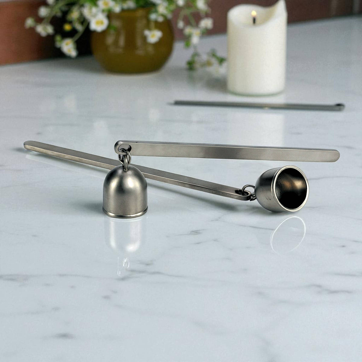 Pewter Finished Bell Snuffer