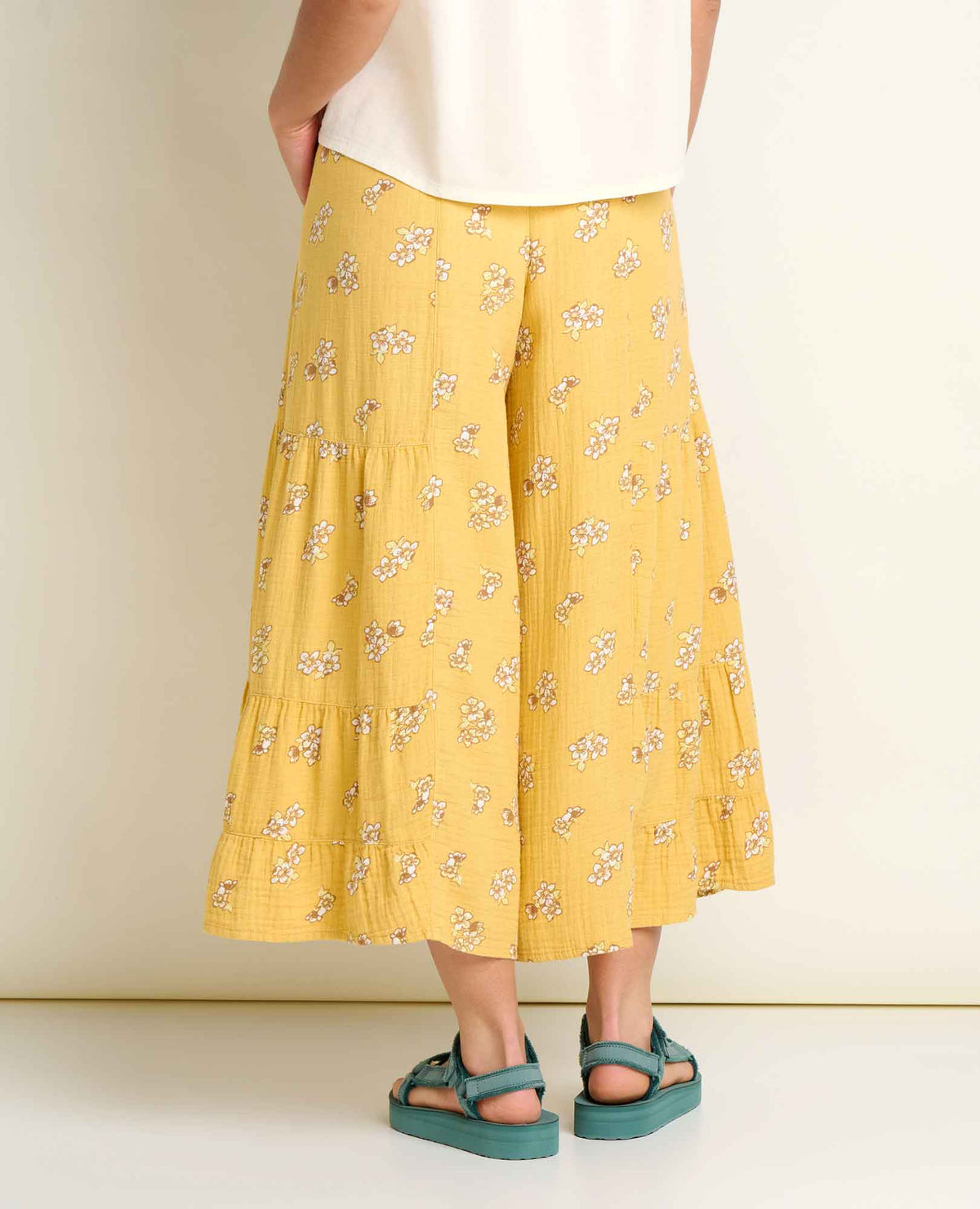 W’s Tate Double Weave Palazzo Pant- Toucan Print (S26)