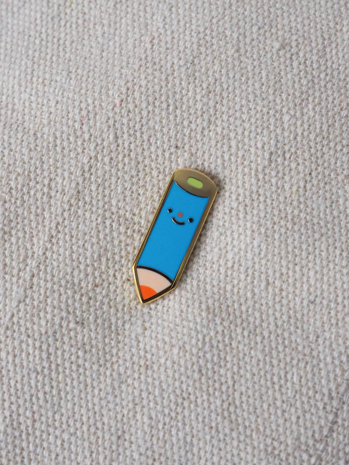 Blue pencil • enamel pin
