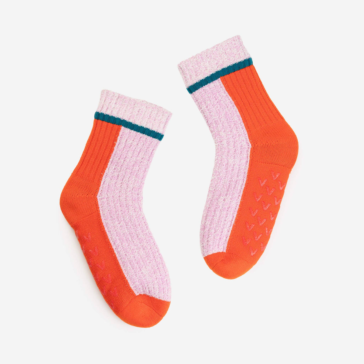 Color Ragg House Socks: Poppy Lilac (S/M)