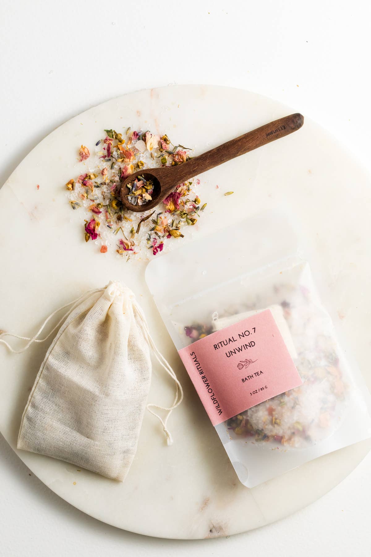 Ritual No. 7 Unwind Botanical Bath Tea - Vetiver Lavender