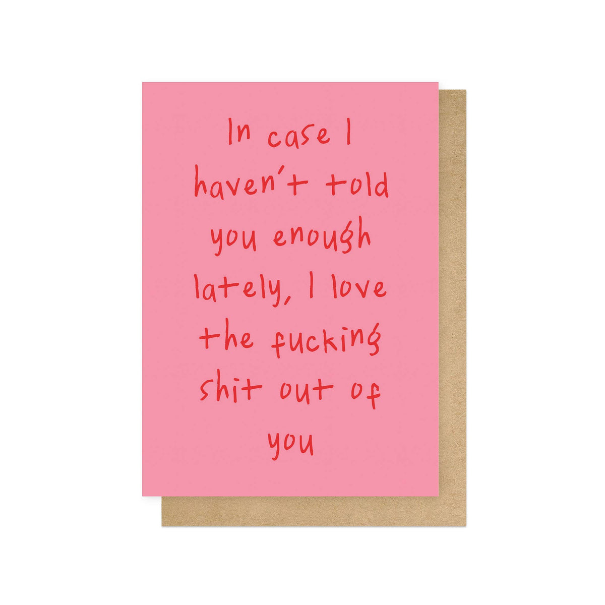 In Case I Haven't Told You Enough Greetings Card: Bio-Cello