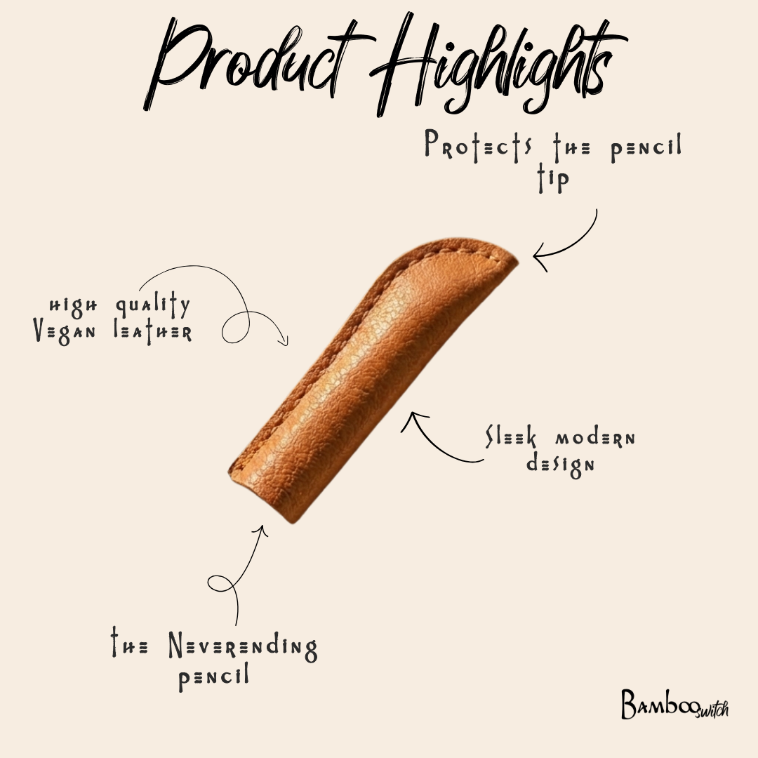 Pencil Cap for Never Ending Pencil: Brown