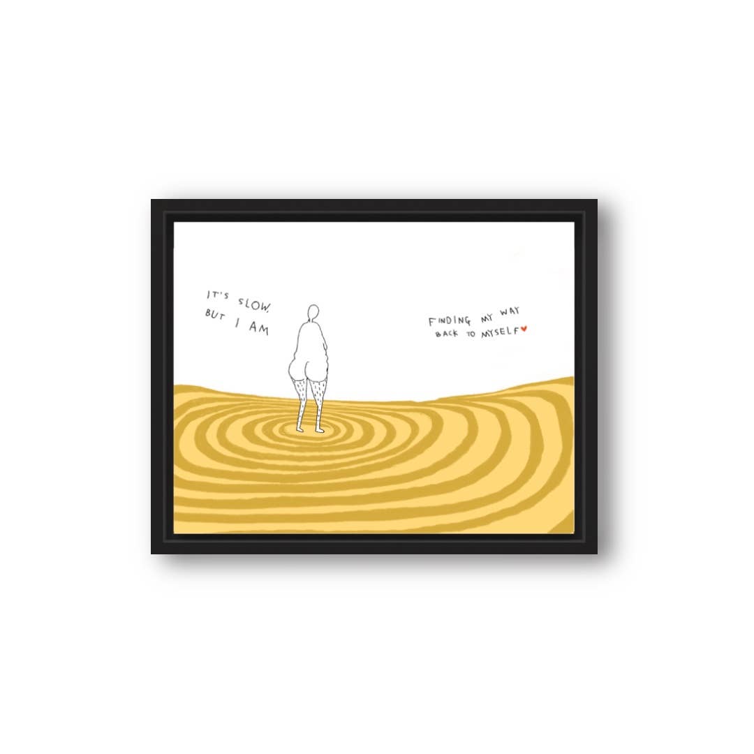BACK TO MYSELF Art Print