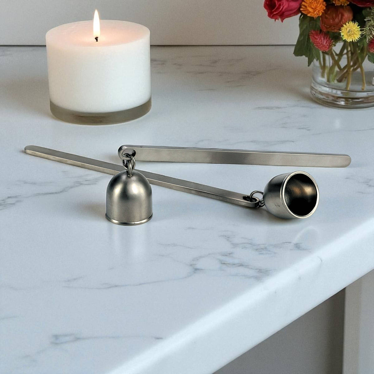Pewter Finished Bell Snuffer