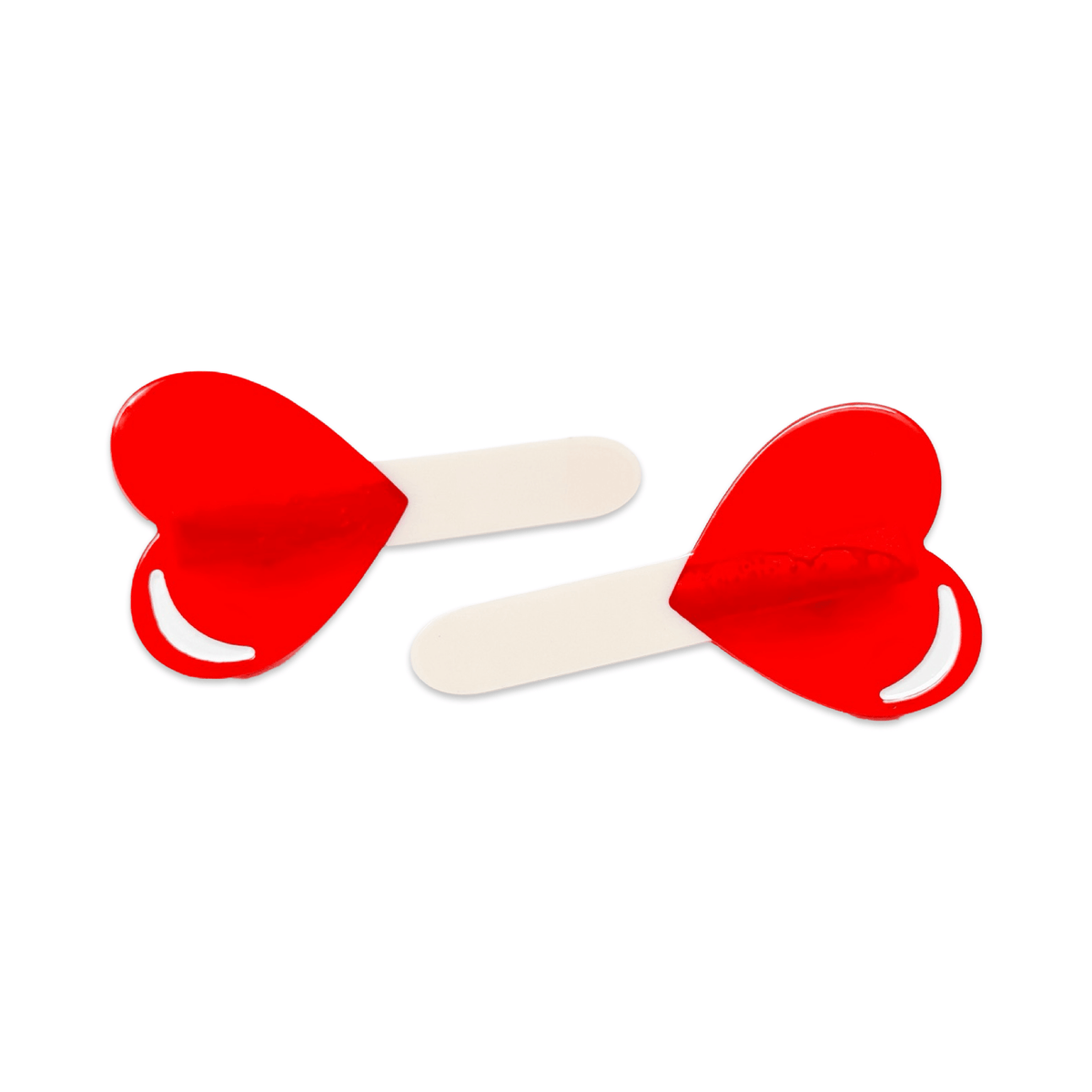 Heart Lollipop Alligator Hair Clip Single