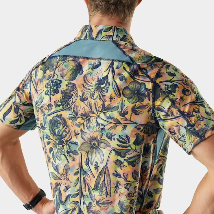 M Everyday SS Button Up - Multi Floral Party (S26)