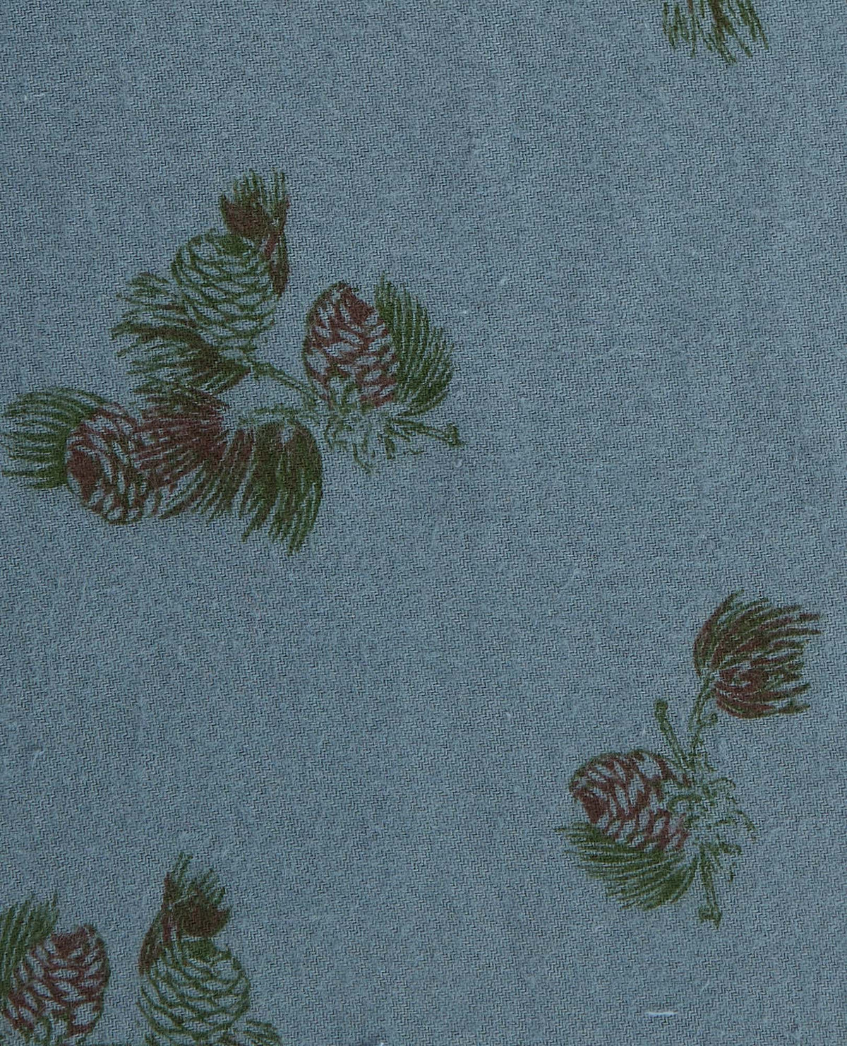 Creekwater Flannel LS Shirt - Ink Pinecone Print