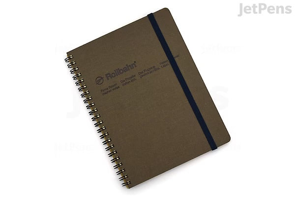 Rollbahn Spiral Notebook A5 (Textured Martin Greige)