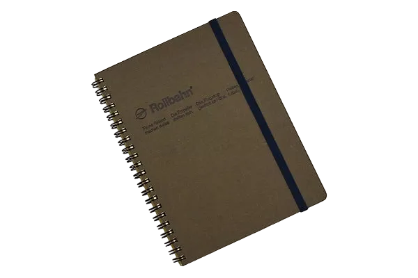 Rollbahn Spiral Notebook A5 (Textured Martin Greige)