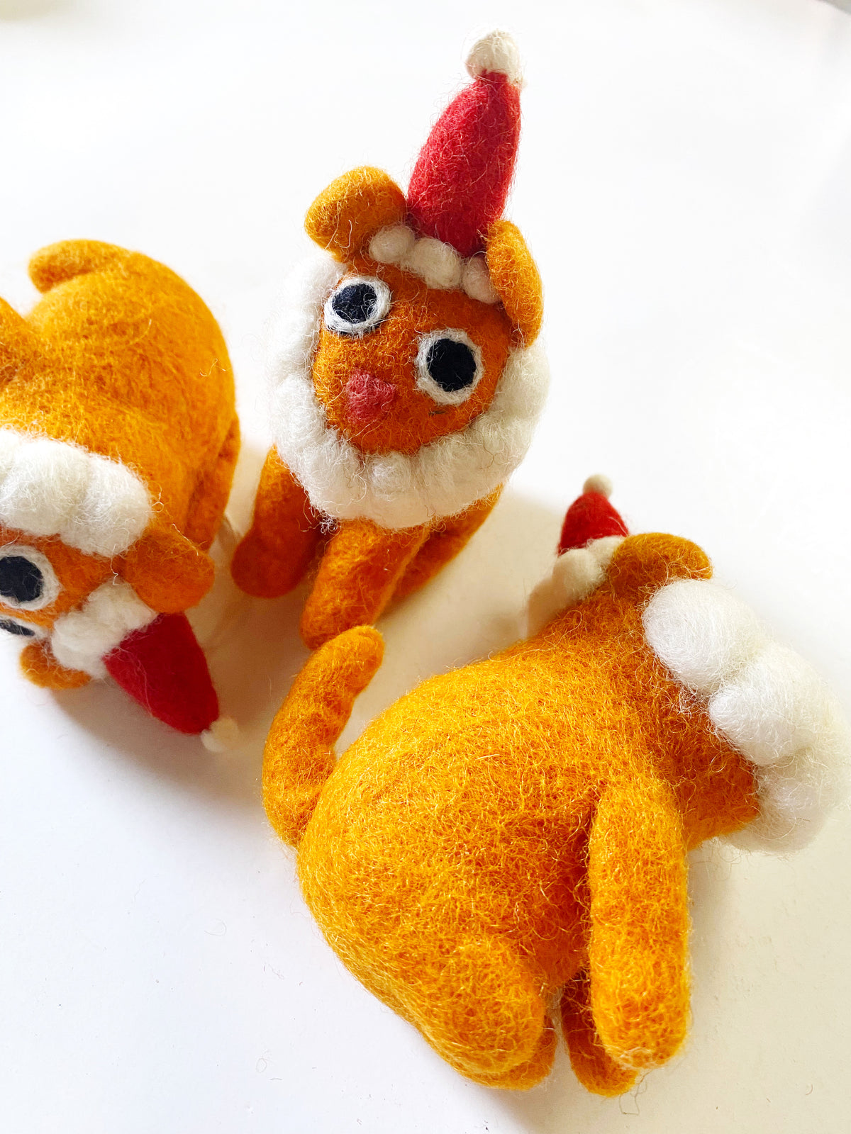 Claws Santa Cat Ornament