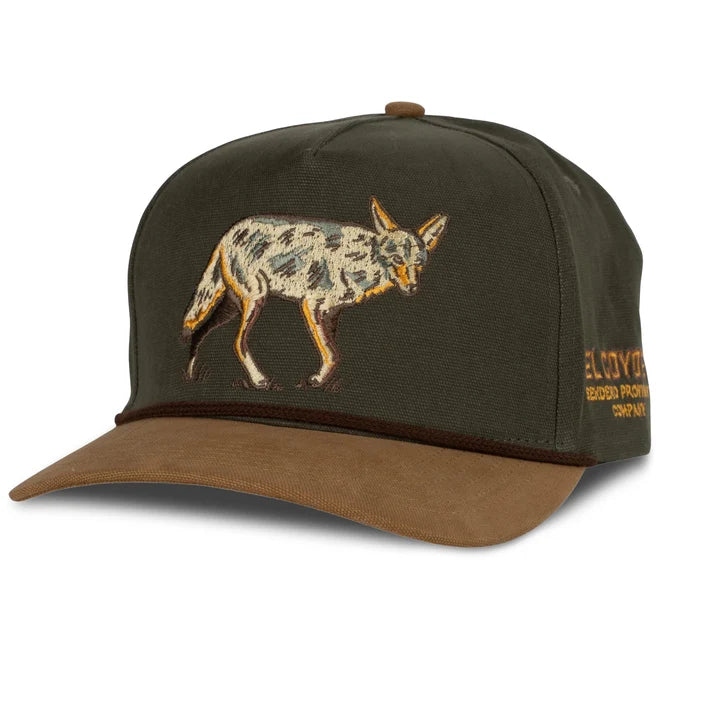 Coyote Hat - Green / Tan (F26)