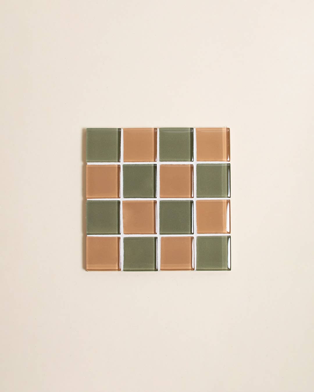 GLASS TILE COASTER - I Olive You