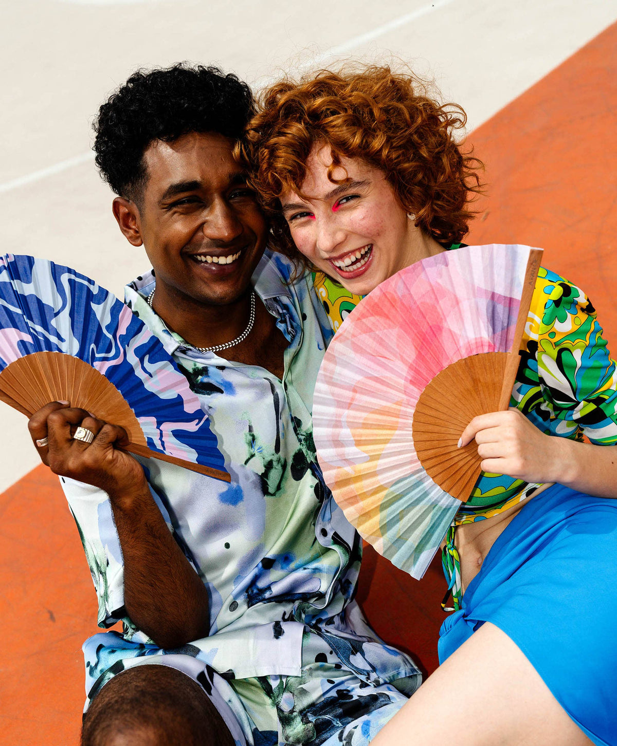 COLOR HARMONY Fan - Medium - Multicolor