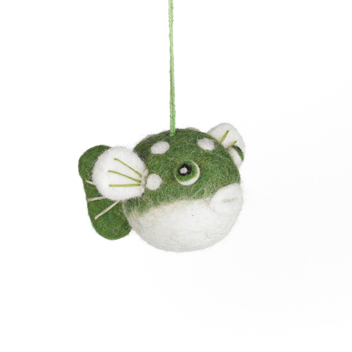 Felt Puffer Fish Sealife Ornament