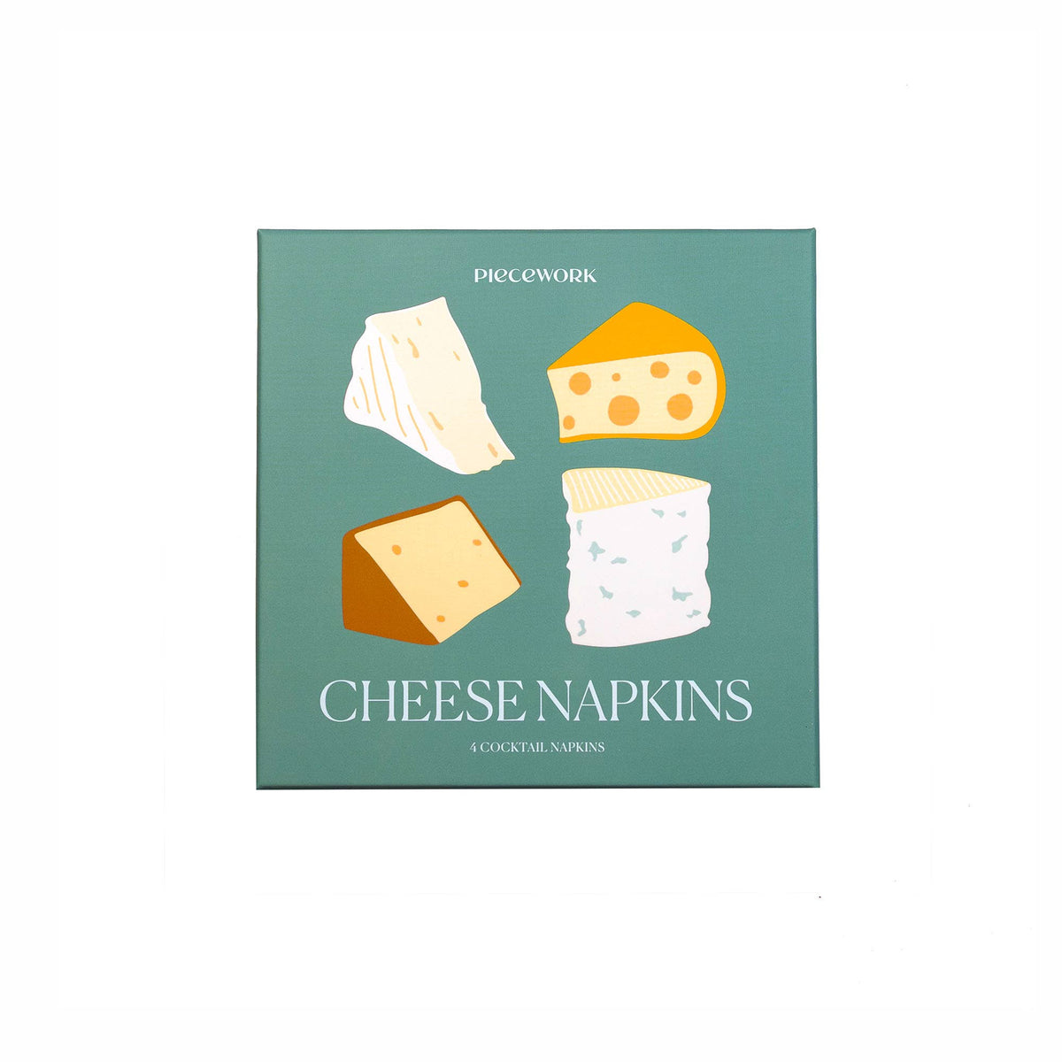 Cheese Cocktail Napkins - Set of 4