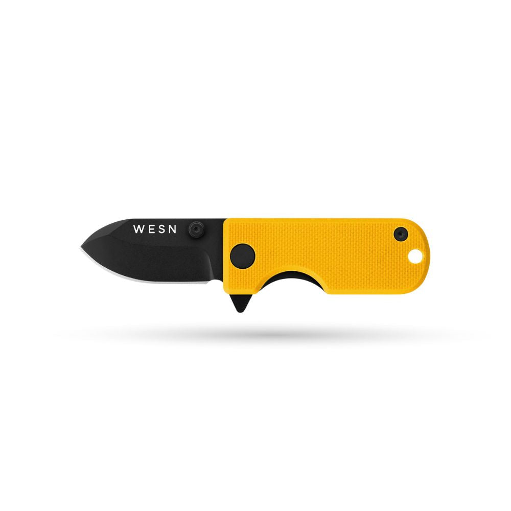 Mini Pocket Knife - Blackout / Mustard