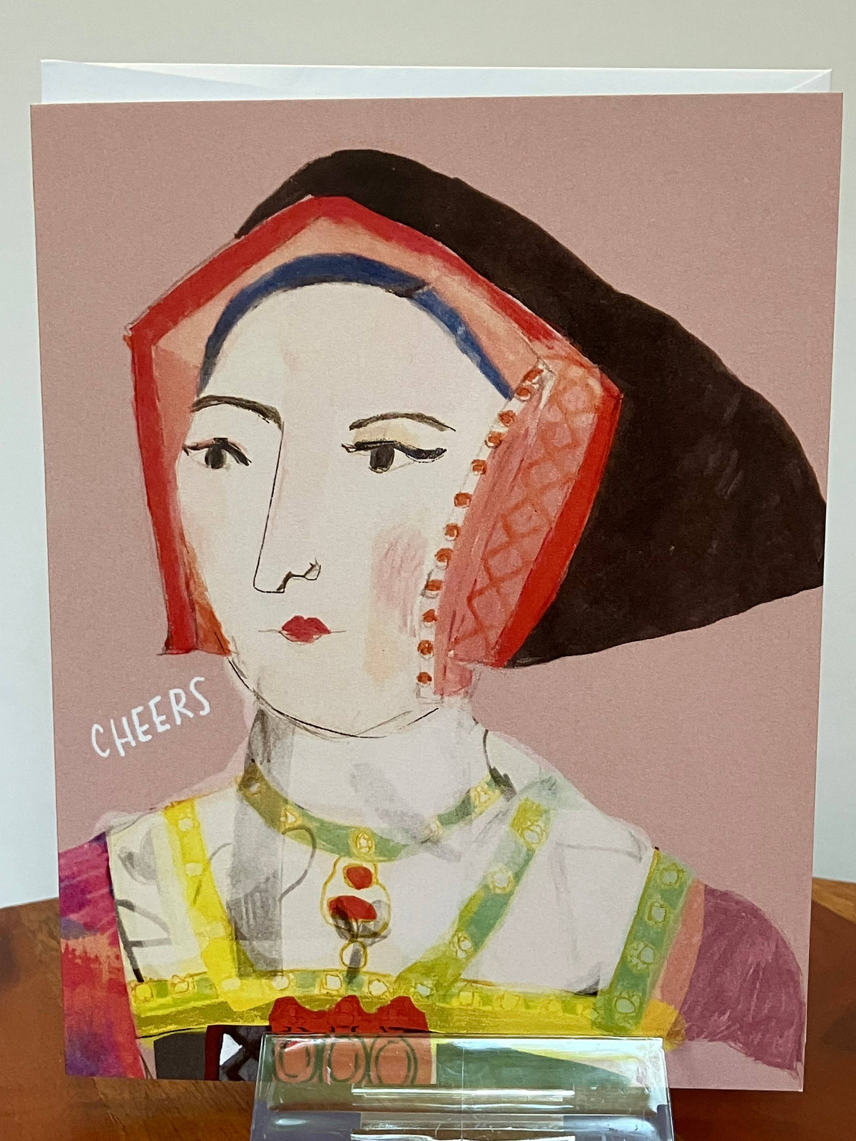 A2 Greeting Card - Tudor Cheers (Jane Seymour)