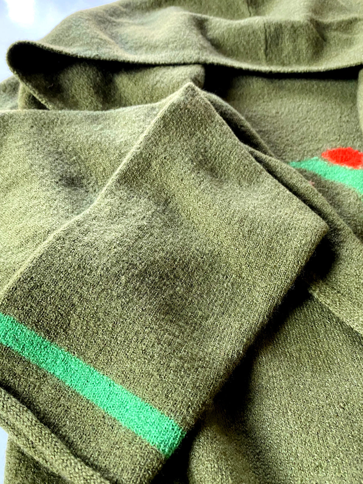 Heartfelt Hoodie Merino Green Olive