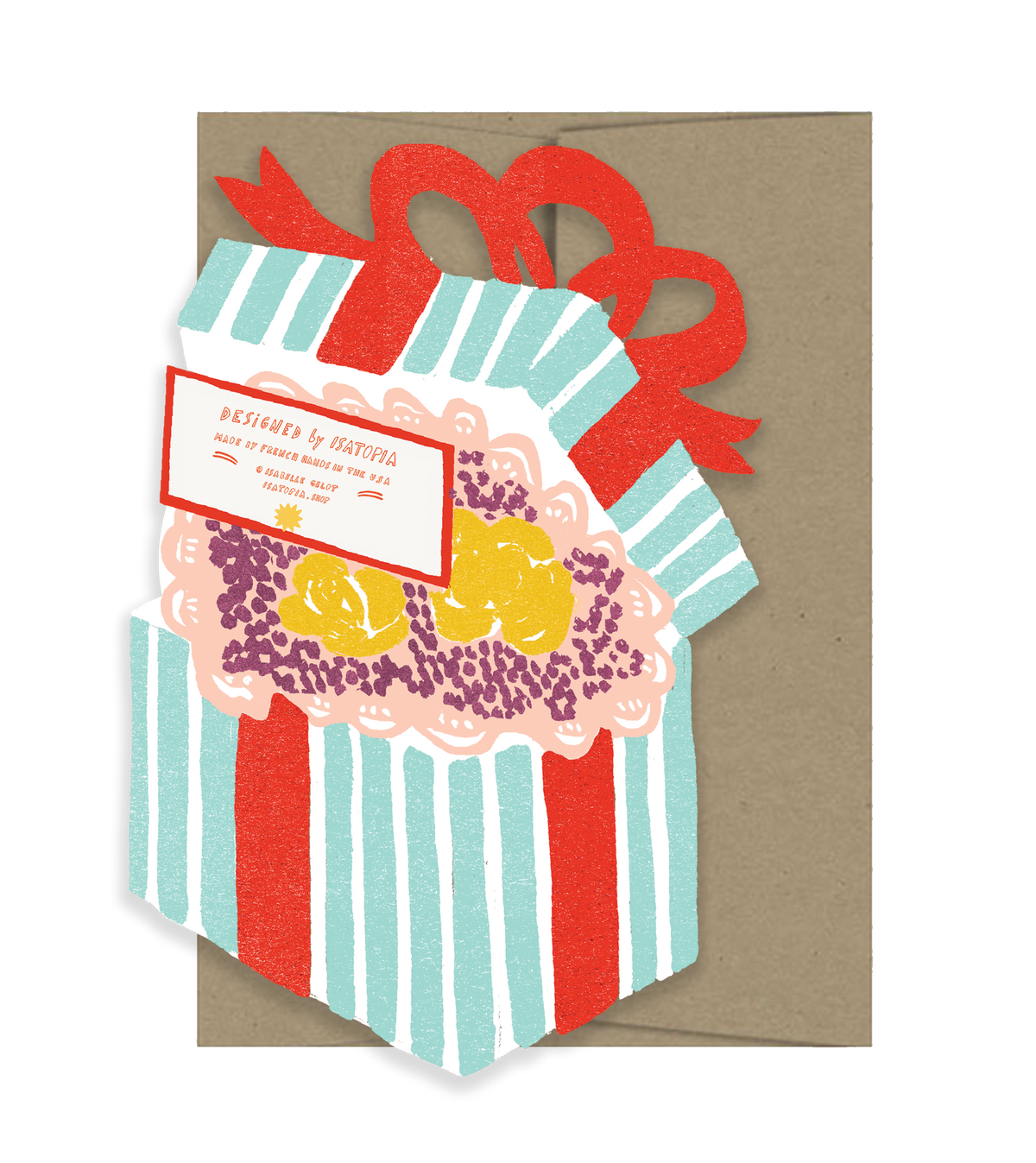 Happy Birthday Gift - Die Cut Card