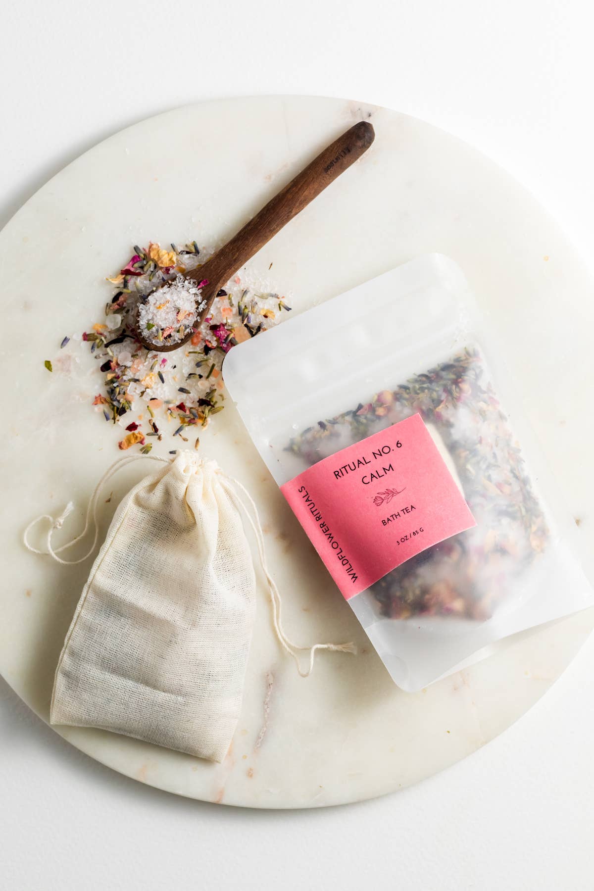 Ritual No. 6 Calm Botanical Bath Tea - Lavender Rose