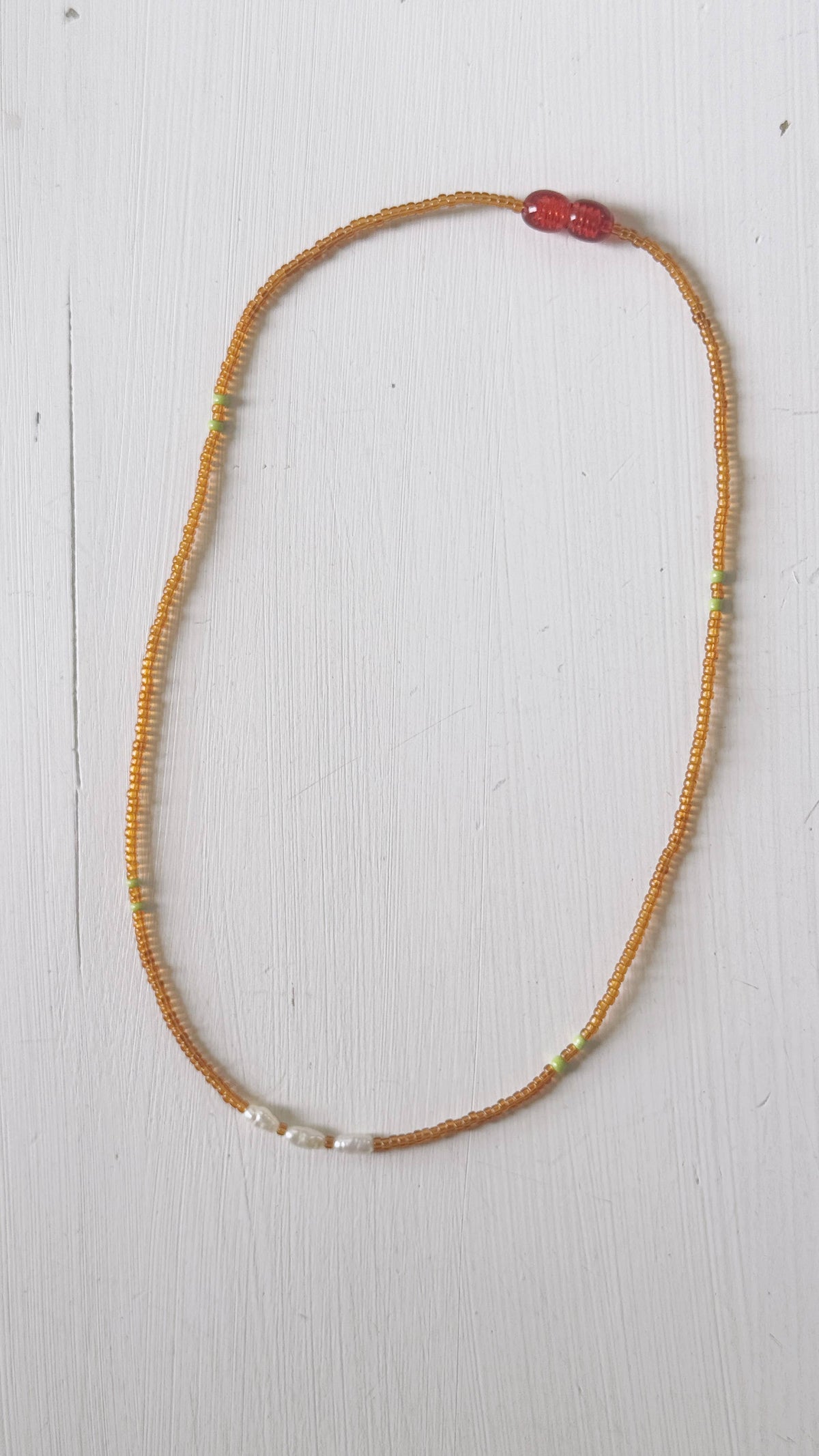 Freshwater Pearl Trio Necklace: Length - 18&quot;
