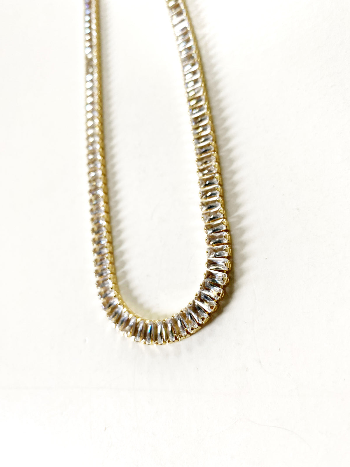 Baguette Tennis Necklace