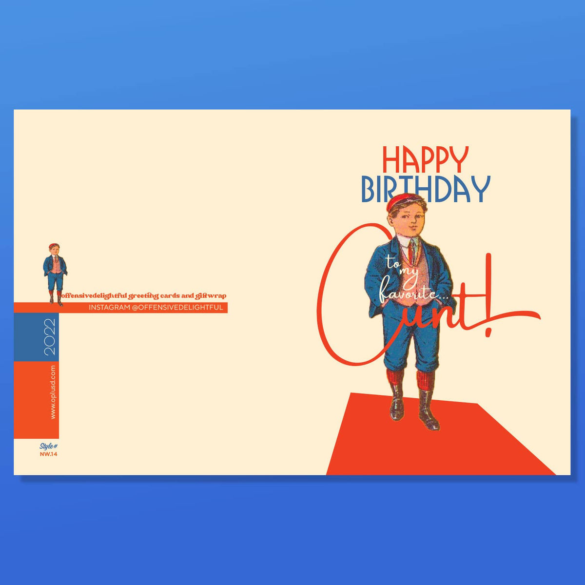 FAVORITE C*NT!!! funny, adult birthday card