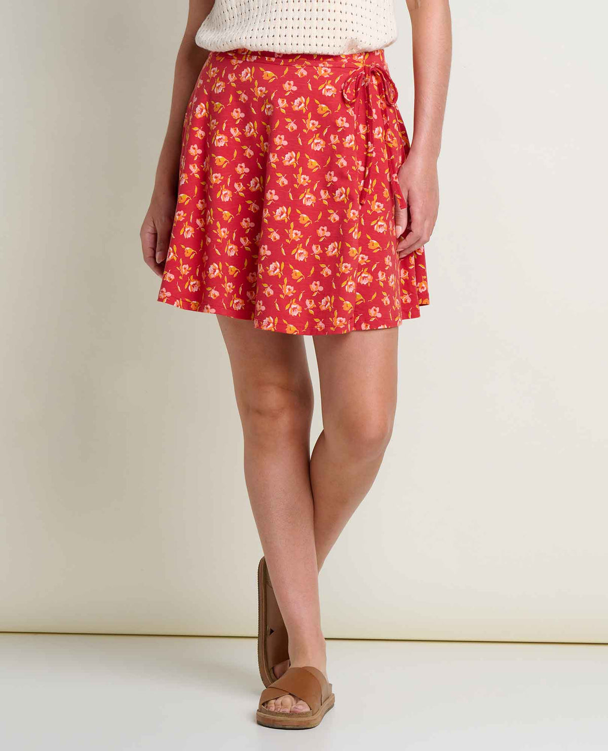 Freesia Wrap Skirt - Crabapple Print (S26)