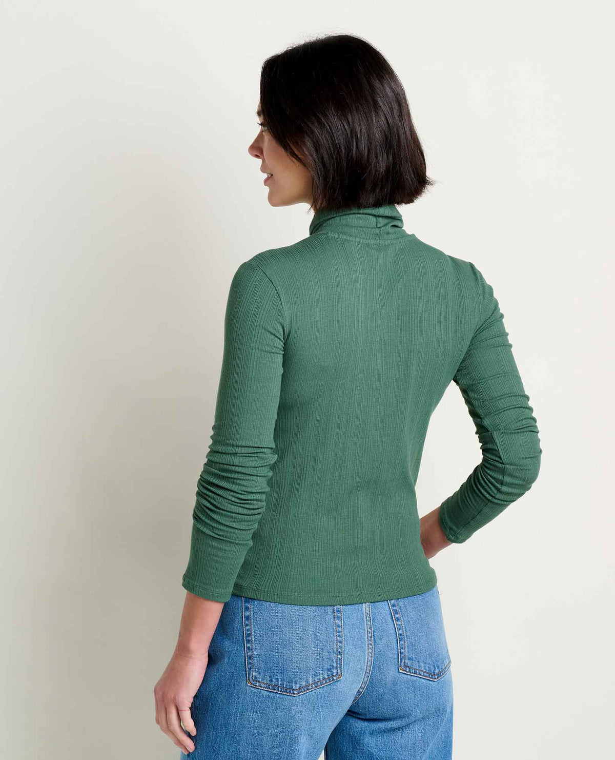Rosalie LS T-Neck - Cilantro Texture (F26)