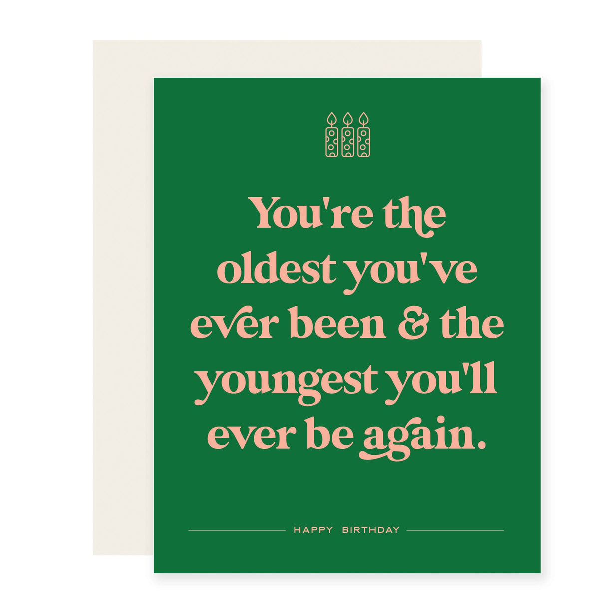 Oldest Youngest | Snarky Birthday Card