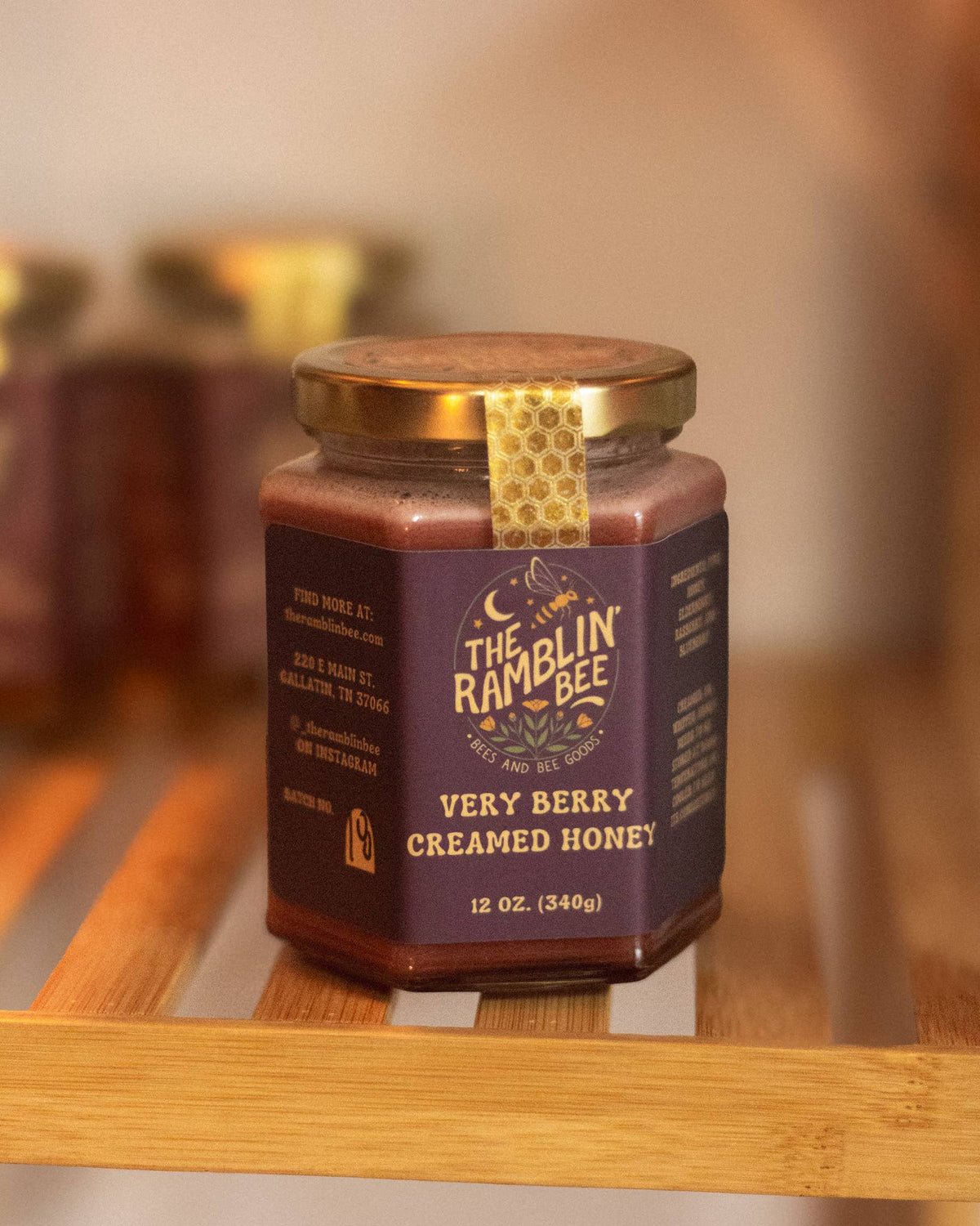 Very Berry Creamed Honey