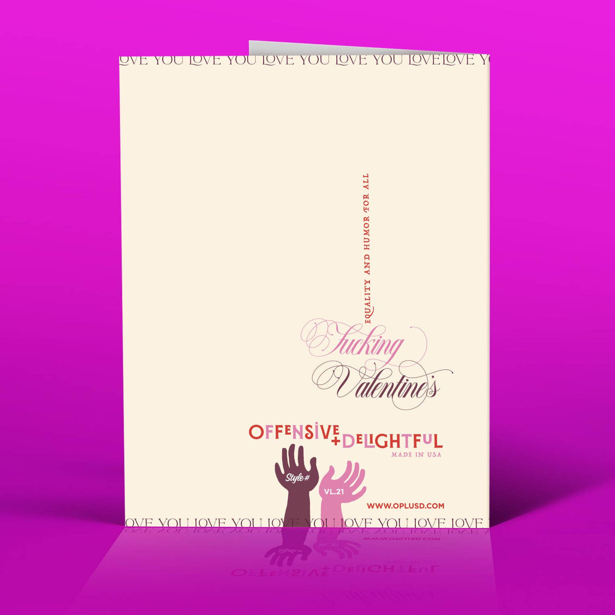 Happy Fing Valentine's Day! valentine card