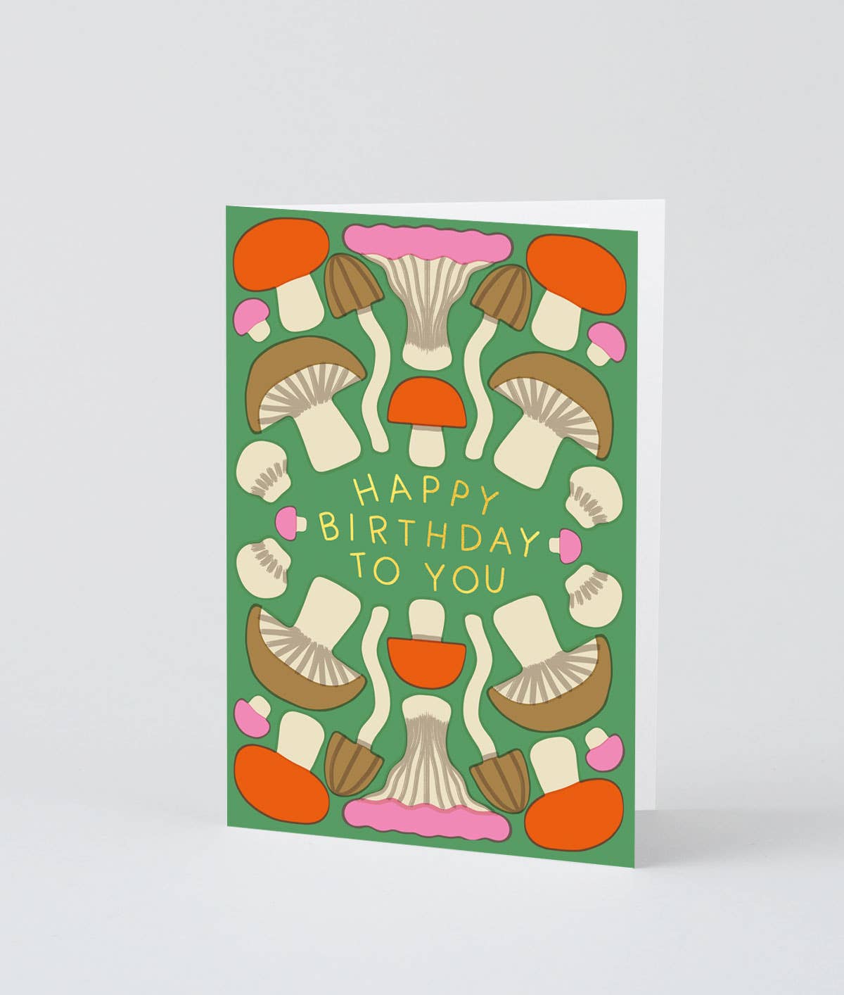 Happy Birthday Mushrooms&#39; Greetings Card