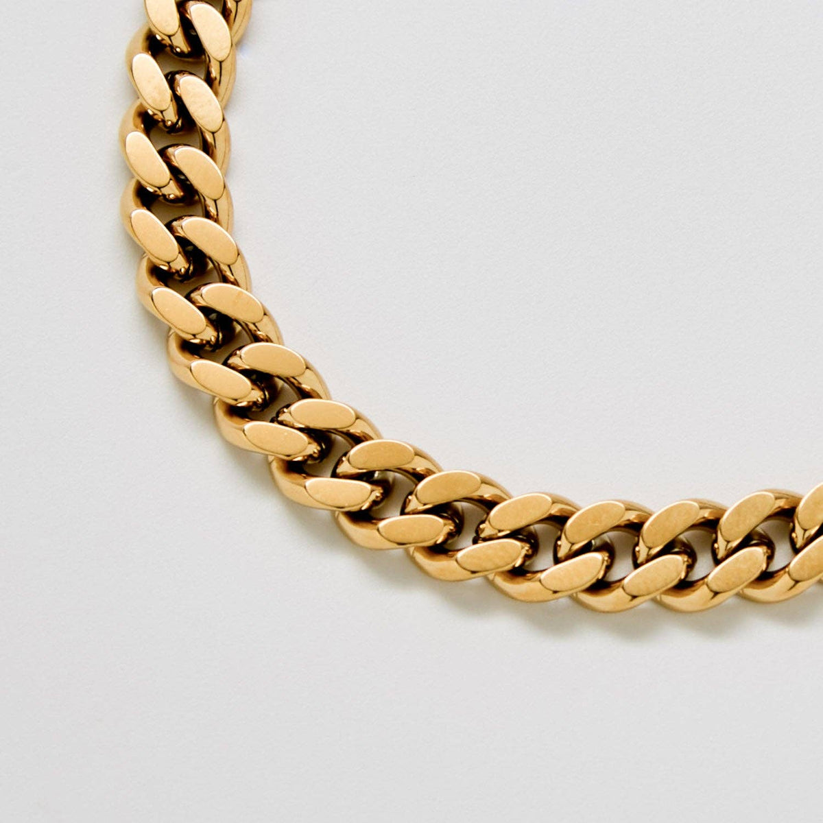Gold Curb Chain Bracelet