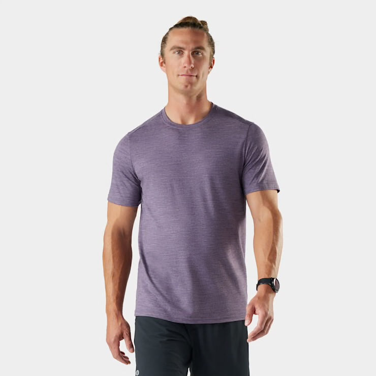 Active Short Sleeve - Purple Storm Heather (Sp26)