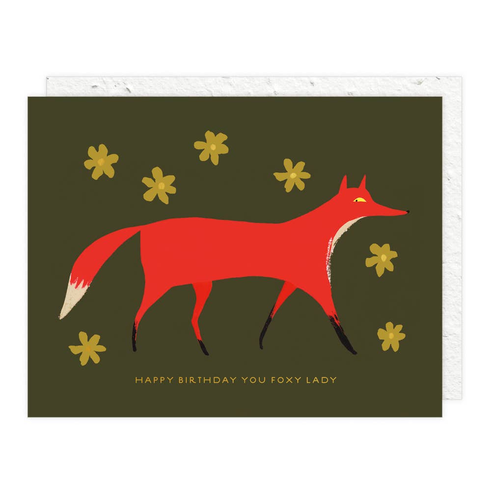 Foxy - Birthday Card
