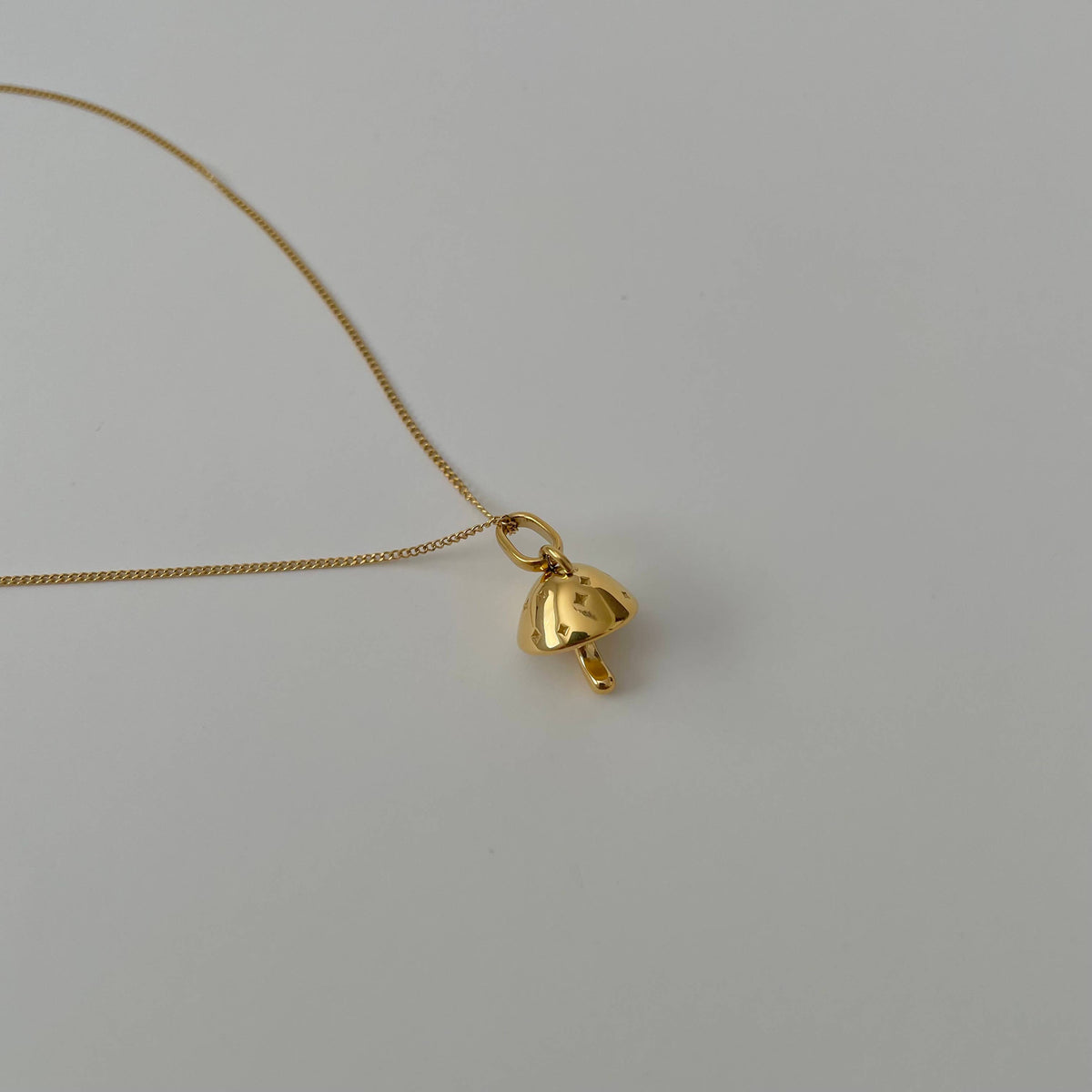 Champignon aka Mushroom Necklace- Gold