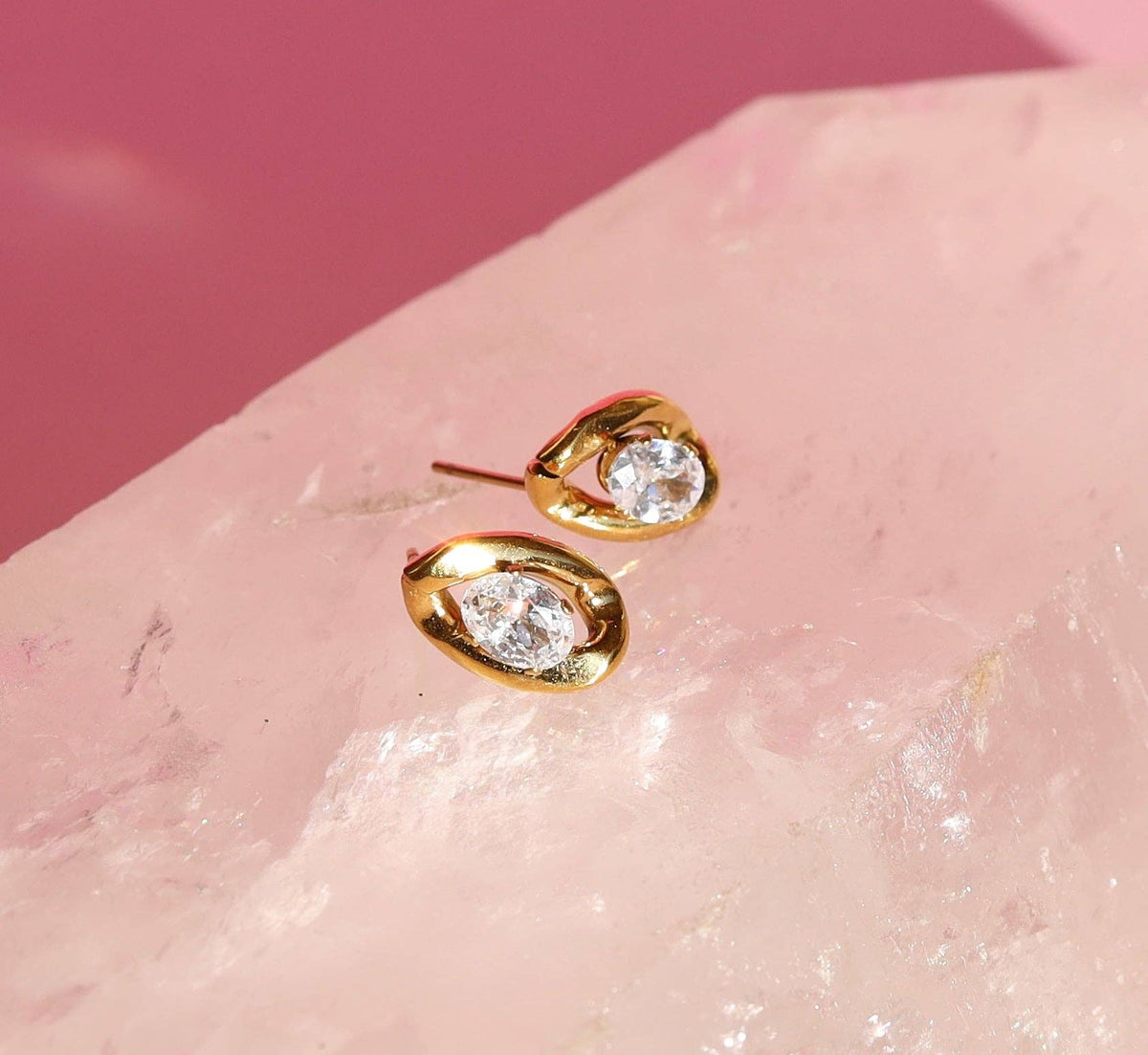 Cili - Swarovski Style Crystal Stud Earrings