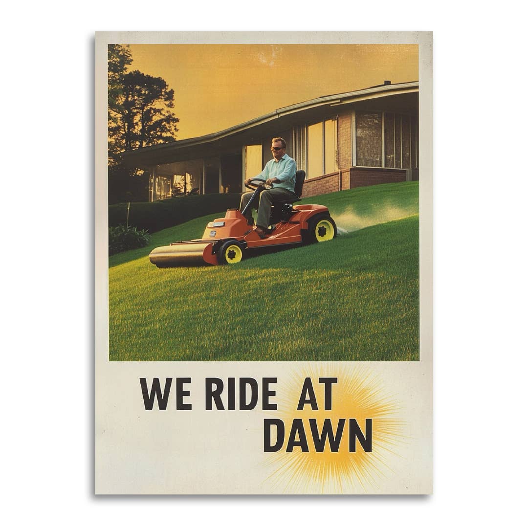 We Ride At Dawn - Funny Vintage Father&#39;s Day Card